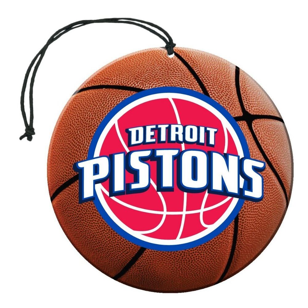 NBA Detroit Pistons 3 pack Air Freshener Team Logo on Basketball NuCar ProMark